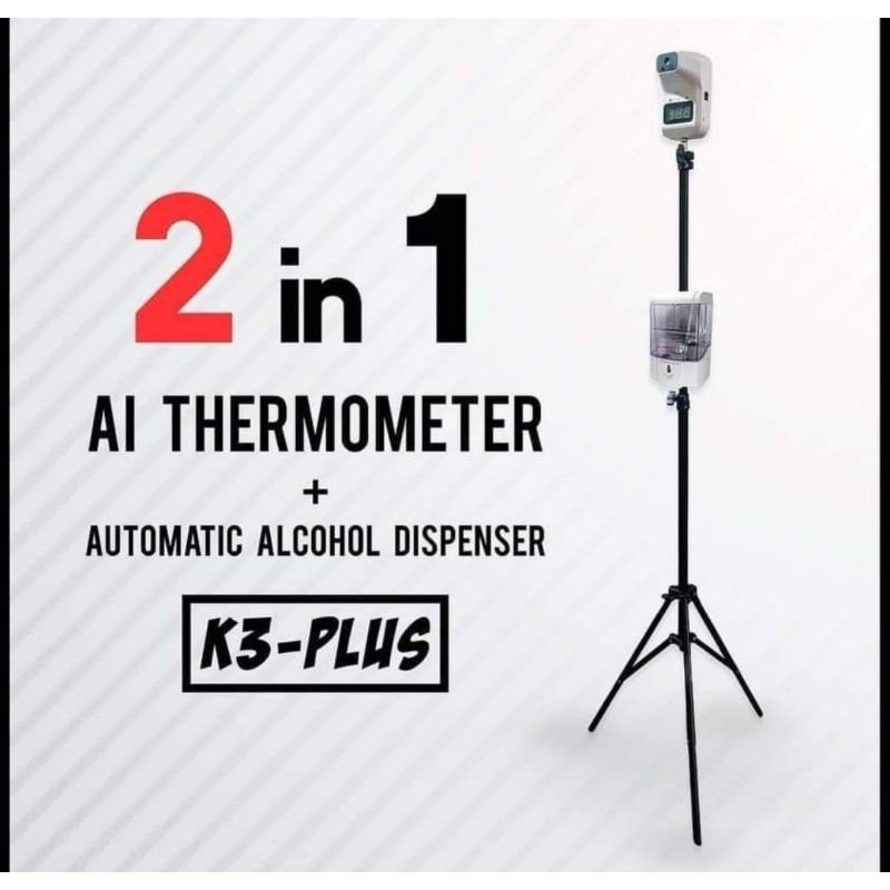 thermal scanner with stand and alcohol dispenser K3plus Thermal scanner