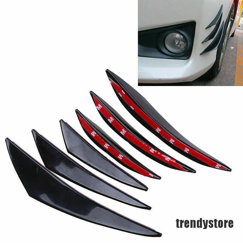 Universal Front Bumper Lip Diffuser Splitter Fins Spoiler Canards Vale U2013 Products