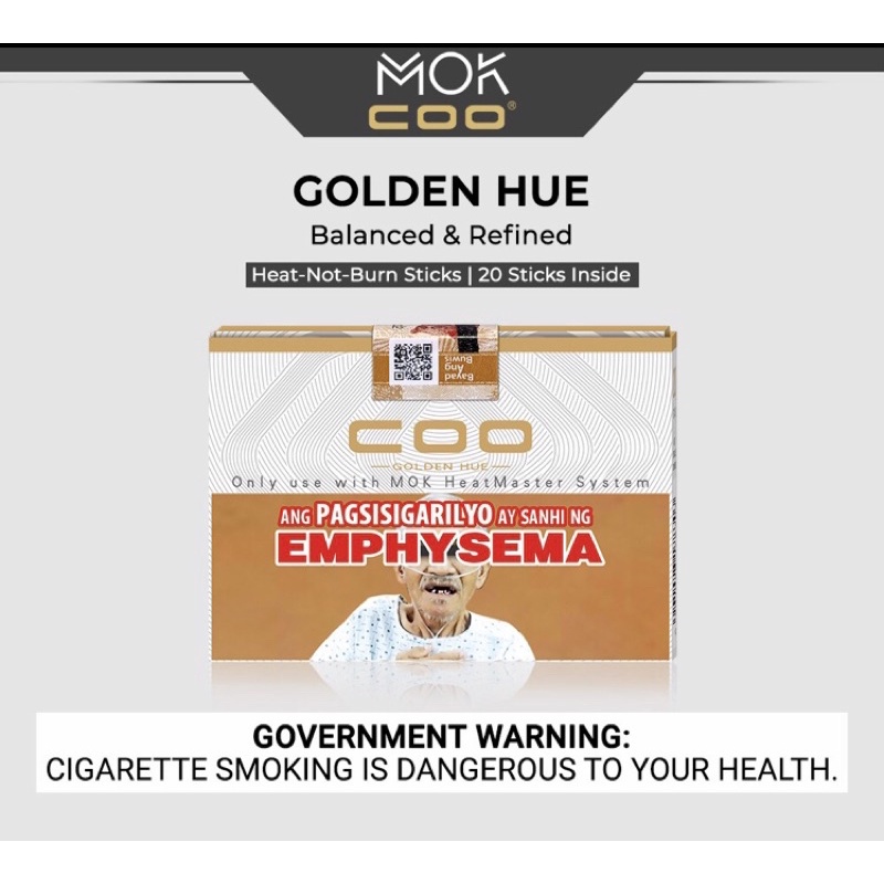 GOLDEN HUE BALANCED & REFINED MOK COO STICK (20 STICKS) (HEAT NOT BURN