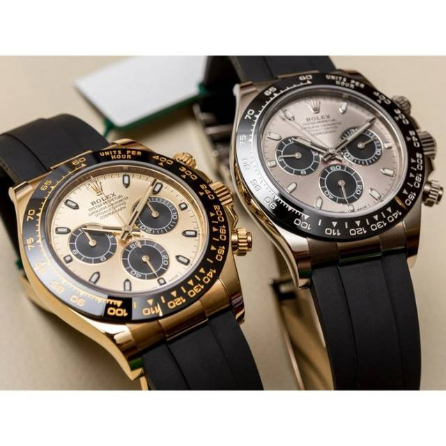 Super Rolex Oysterflex 20mm Rubber Strap Code 350501 E-E | Shopee