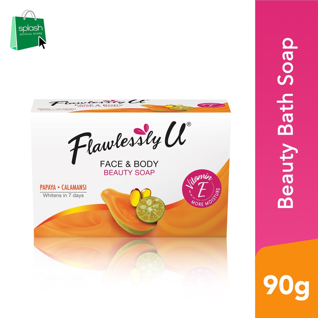 Flawlessly U 2in1 Papaya Calamansi Soap 90g Shopee Philippines