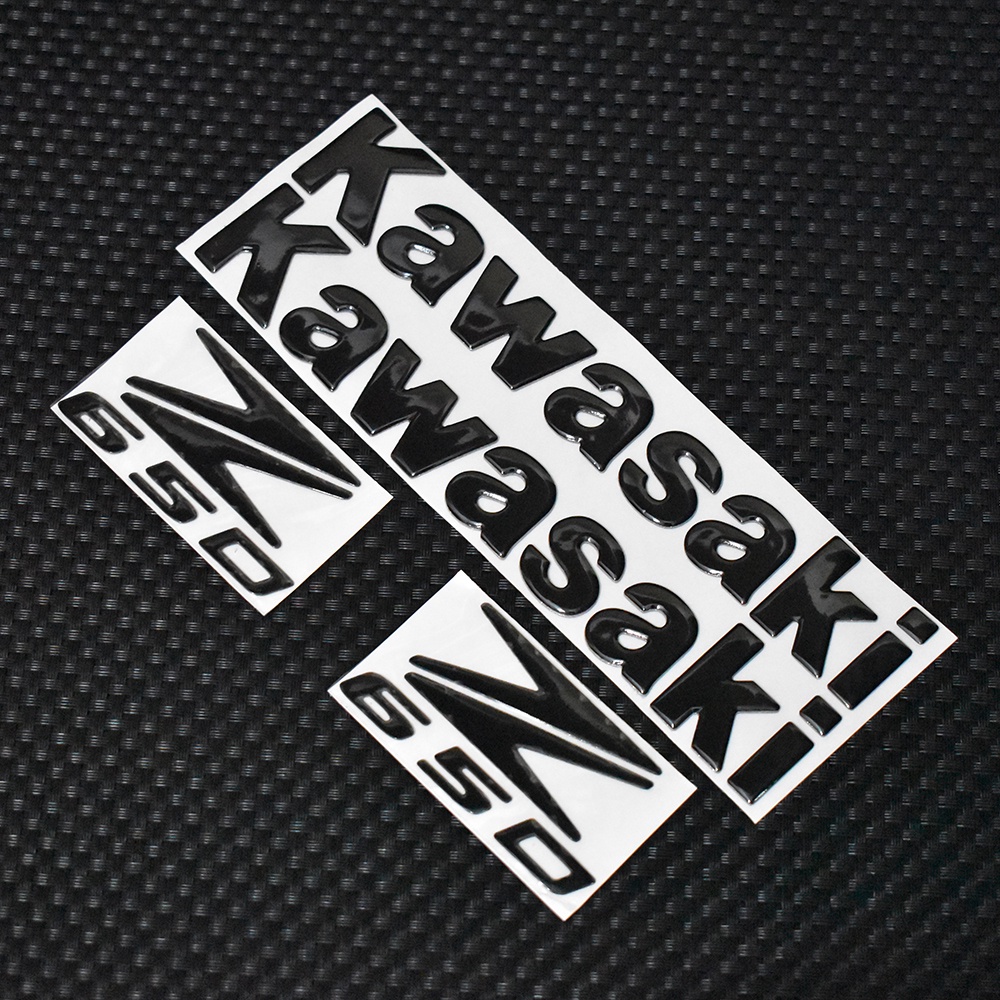 3D Motorcycle Stickers Decals Tank Sticker For Kawasaki Ninja Z650 ...