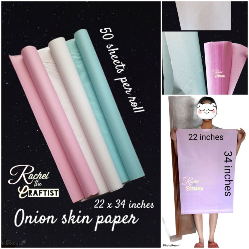 onion skin paper 50 sheets wrapper Shopee Philippines