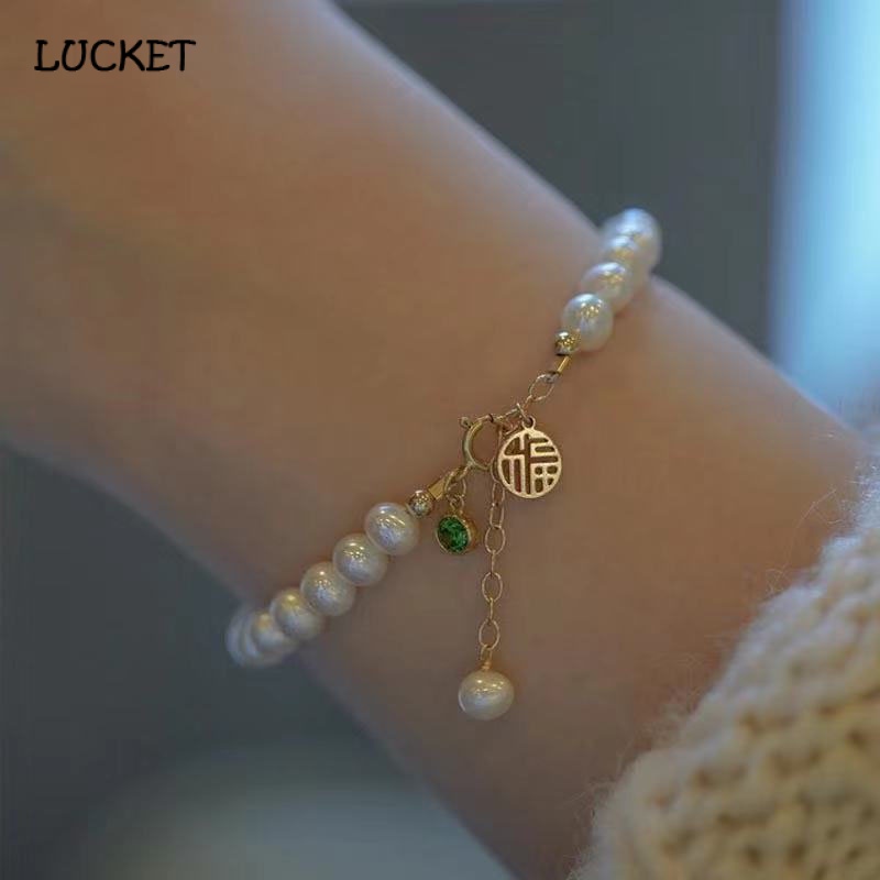 Light Luxury Exquisite Vintage Lucky Fortune Bracelet LK Shopee