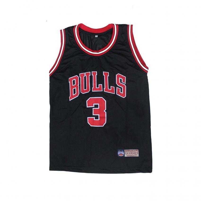 black wade bulls jersey