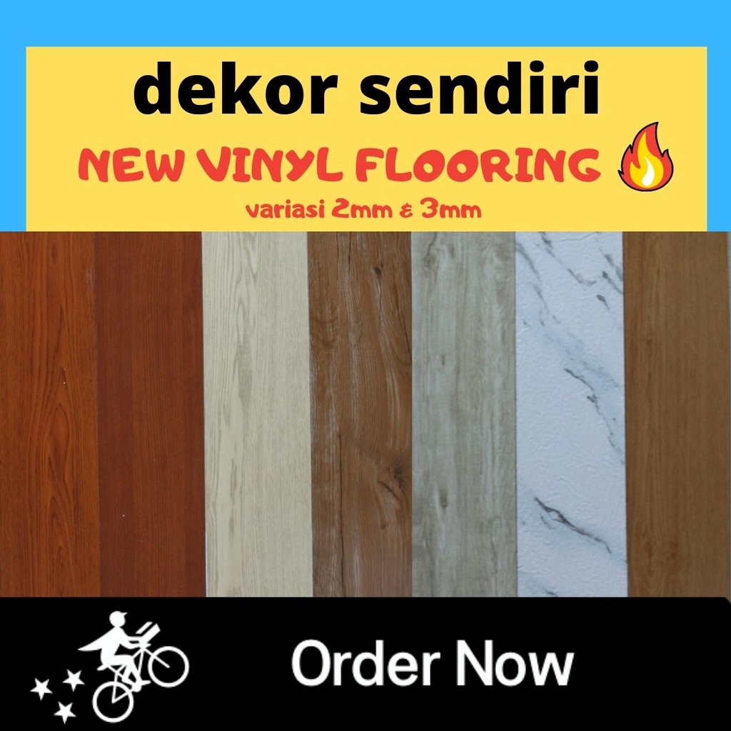 Pvc Vinyl Wood Flooring / Vinyl Home Decor 3MM | Shopee Philippines