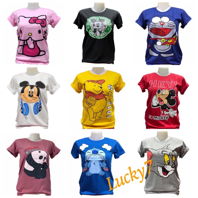 cartoon character shirts