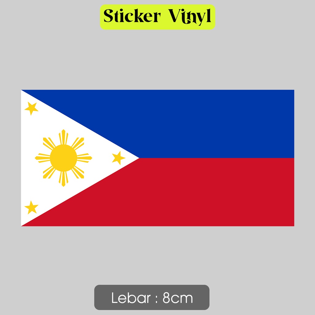Philippines Sticker Philippines Philippines Sticker Vinyl Sticker