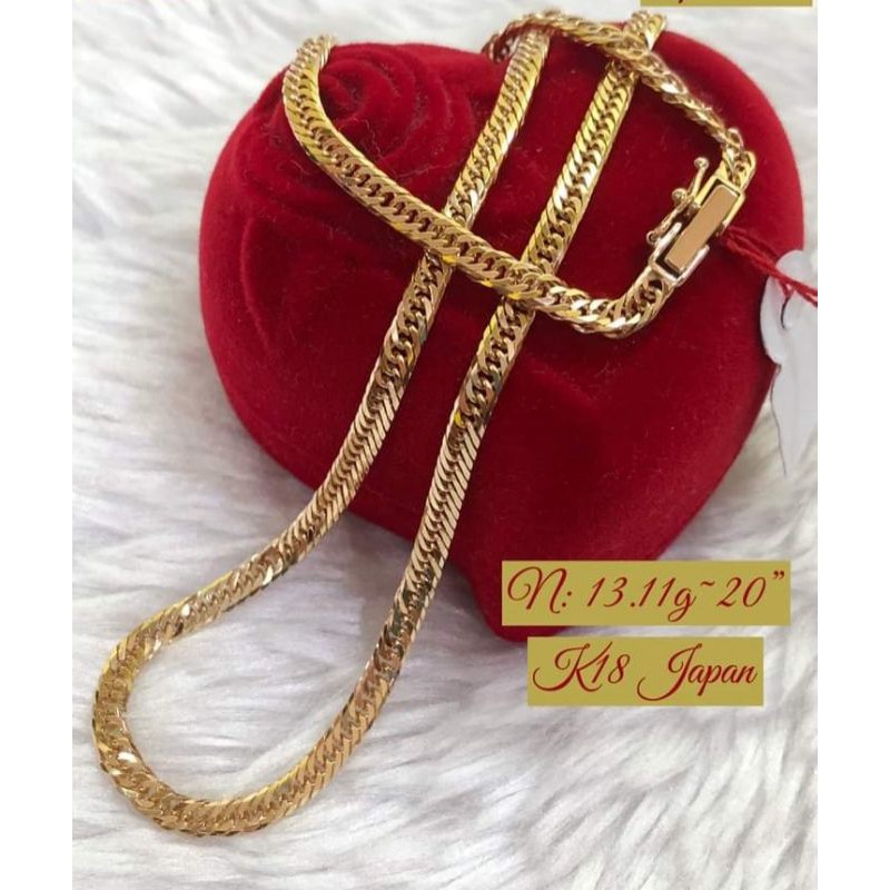 K18/GOLD/K18/JAPAN GOLD/PAWNABLE/NECKLACE | Shopee Philippines