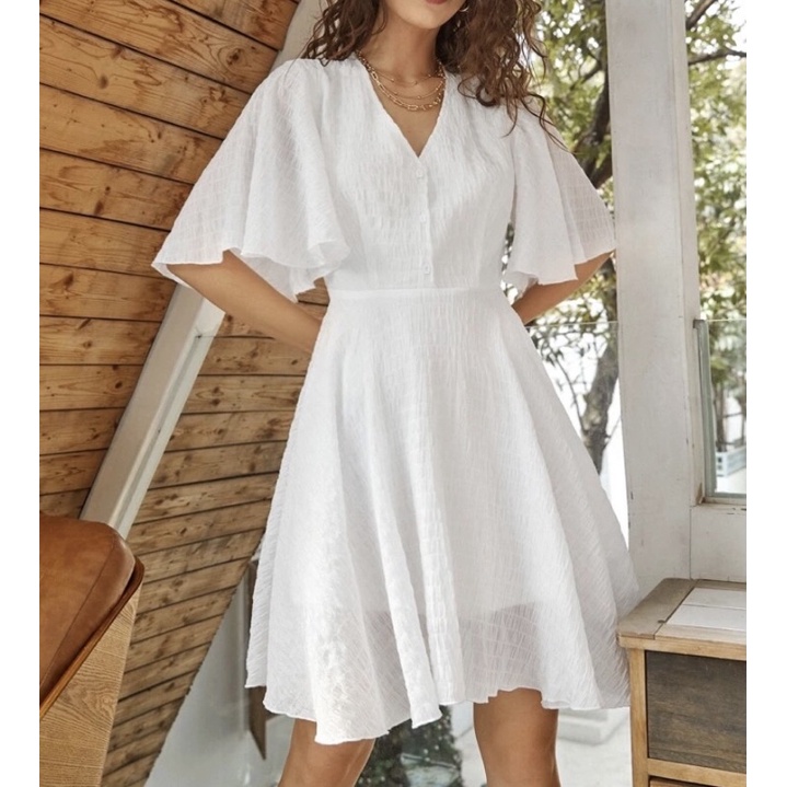 Shein on sale dresses white