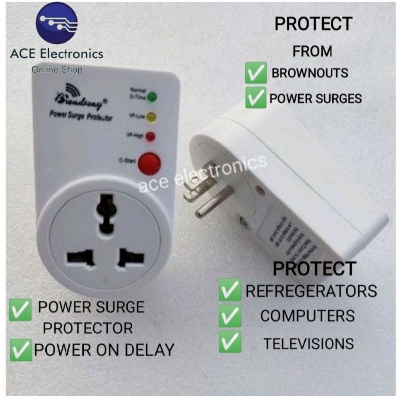 BROADWAY POWER SURGE PROTECTOR 15A 3600W Auto Cutoff Shopee Philippines