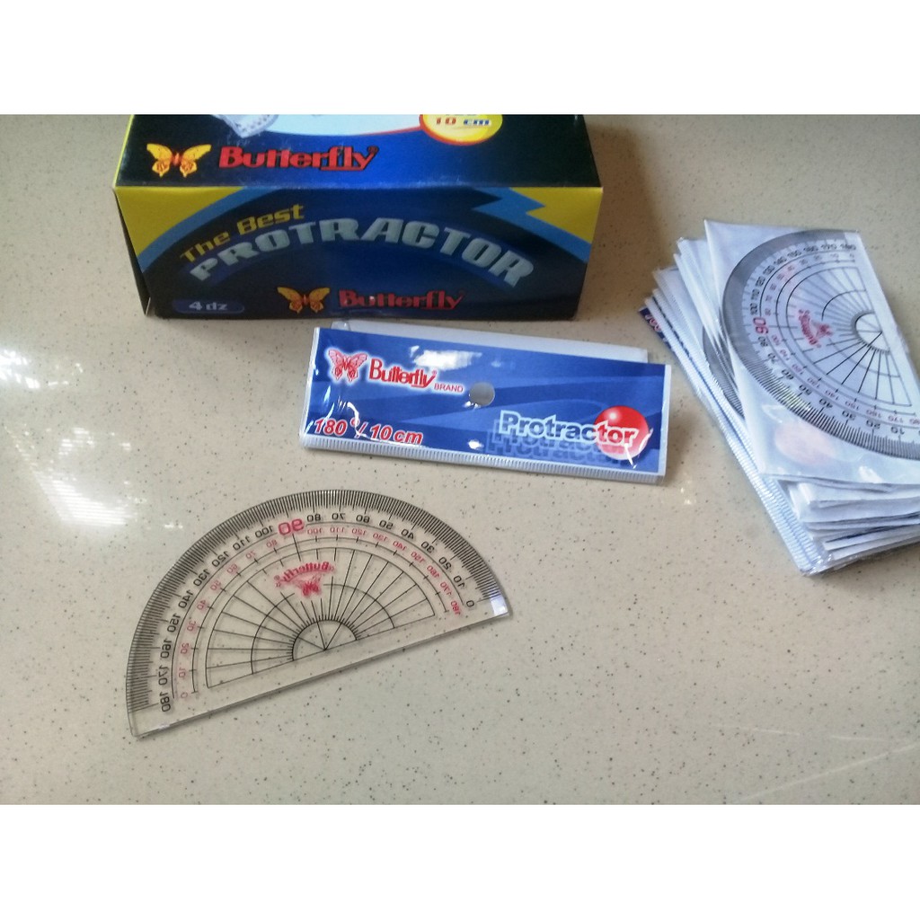 10 cm Glass Ruler Plastic Bow Ruler - Butterfly | Shopee Philippines