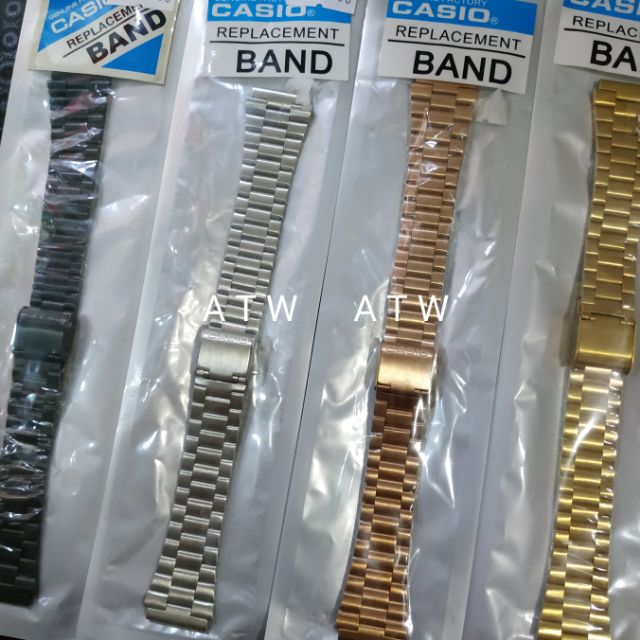 Casio metal outlet strap