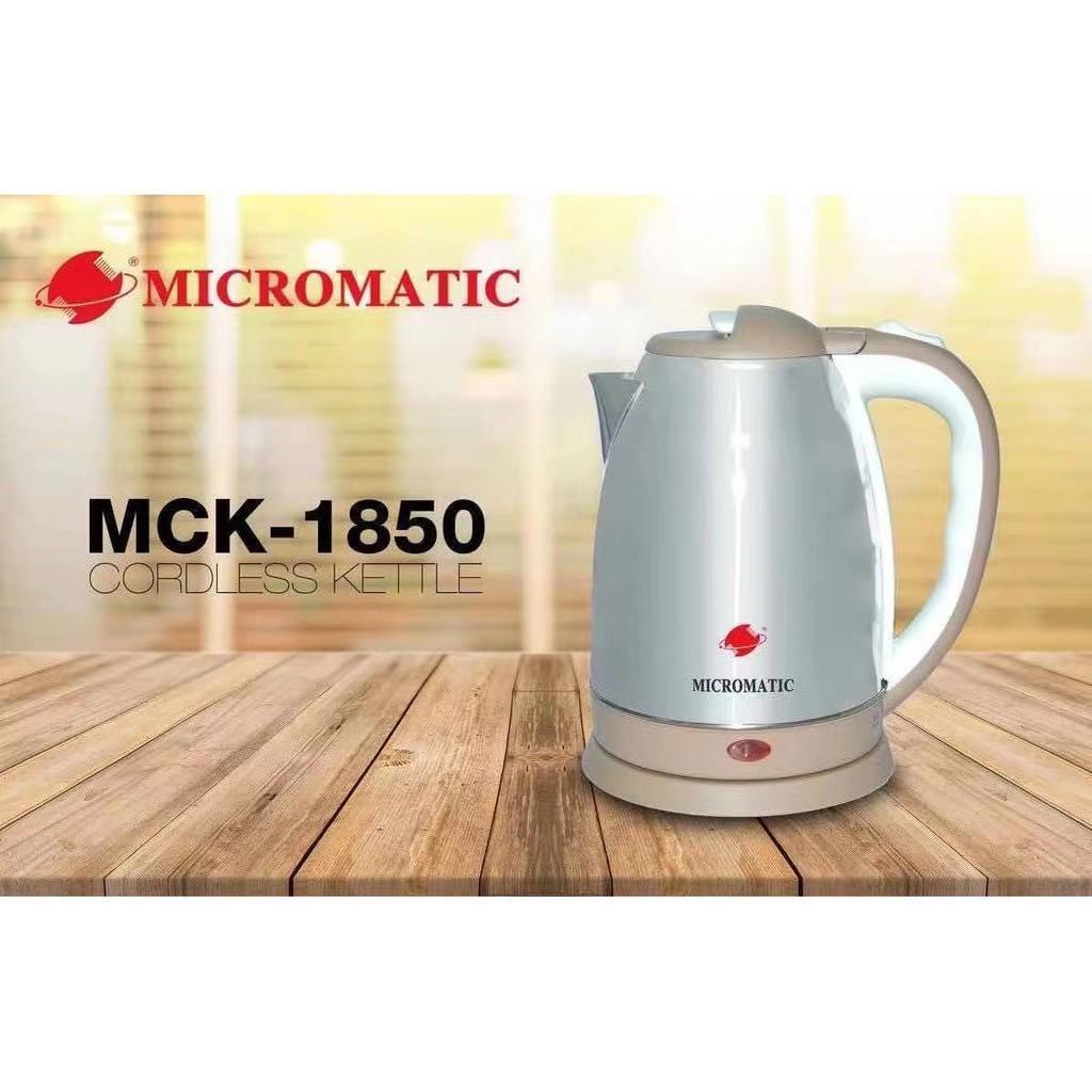 Micromatic MCK 1850 Electric Kettle 1.8L Shopee Philippines
