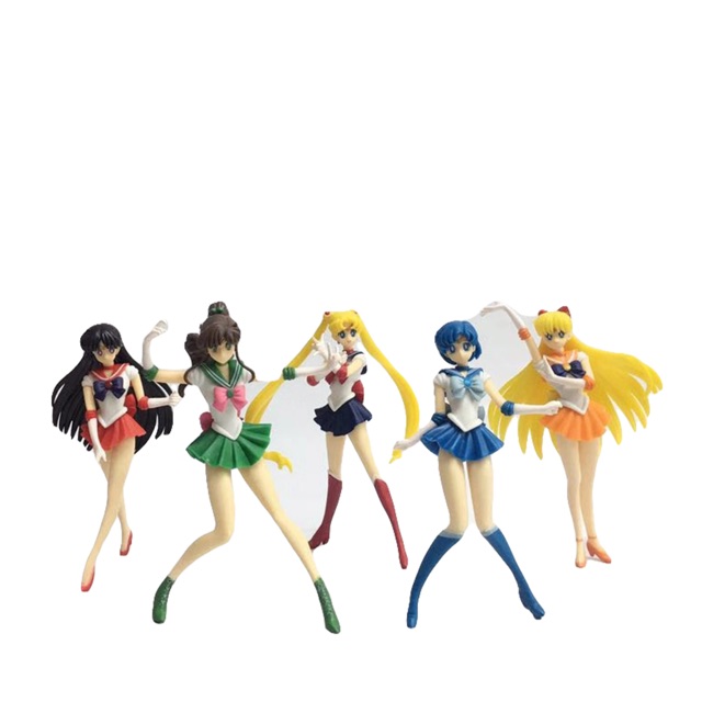 Sailor moon Set Of 5 Figure Sailor Moon Figure 16cm Usagi Tsukino ...
