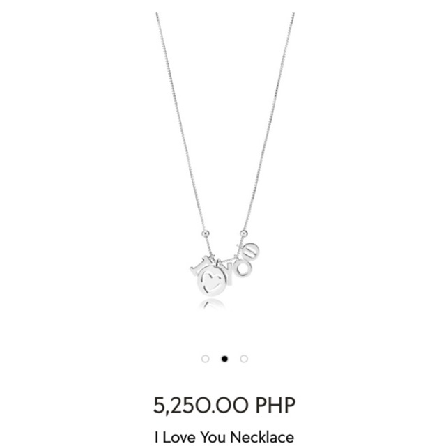 I love sale you necklace pandora