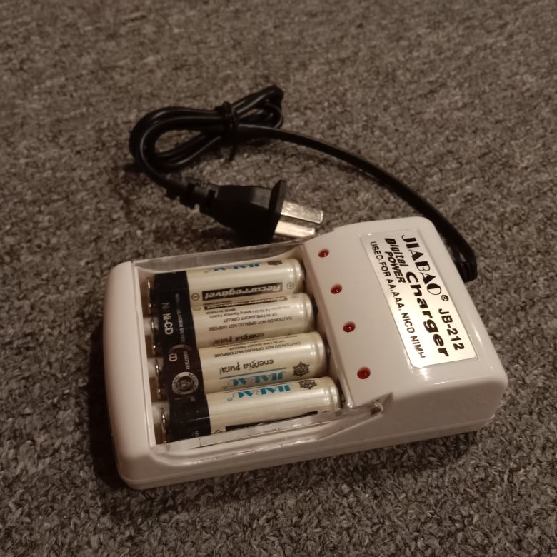 Rechargeable AA Batteries with Charger NiMh and NiCd Shopee Philippines