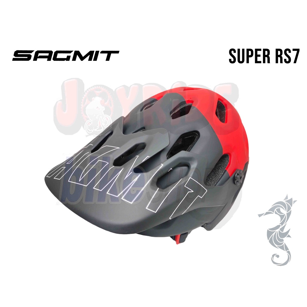 MOUNTAIN BIKE HELMET SAGMIT RS7 RS8 VISOR MTB HELMET ADJUSTABLE Shopee Philippines