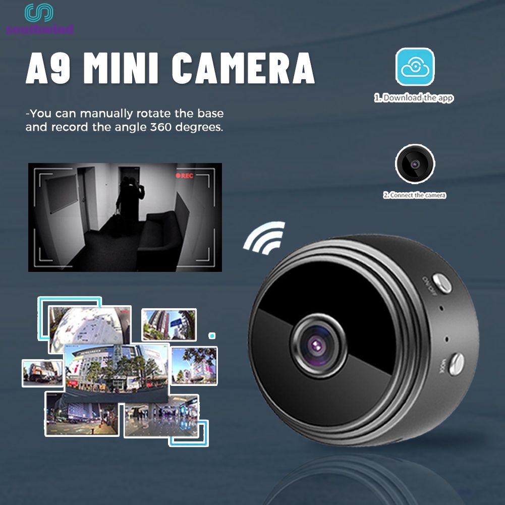 A9 Mini IP Camera Wifi 1080P HD Night Security Surveillance Camera