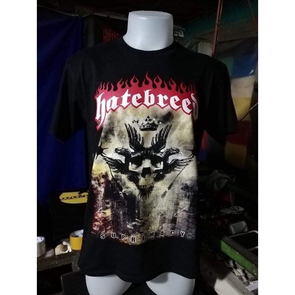 Maglietta Hatebreed – Skull & Maces – Musica Rock – Nera – Unisex – Fruit Of The Loom - Foto 2