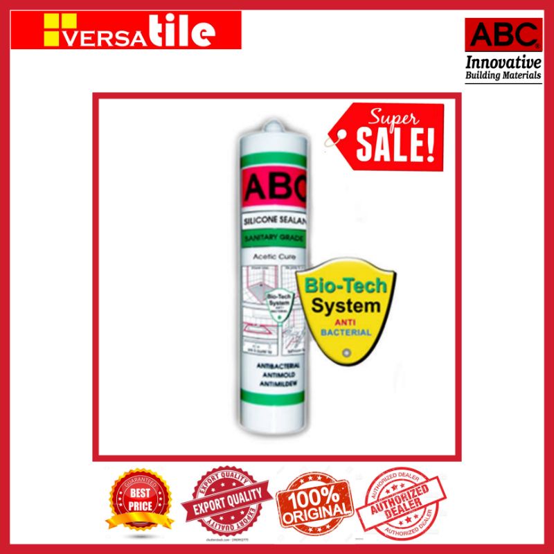 ABC Silicone Sealant Sanitary Grade (white) Shopee Philippines