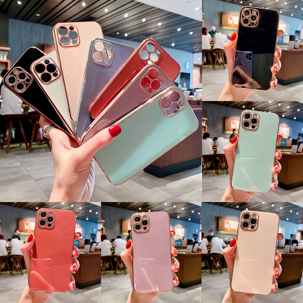 Luxury Plating Soft Phone Casing OPPO Reno 8t 5G 8 8z 7 4G 7z 5G F11 ...