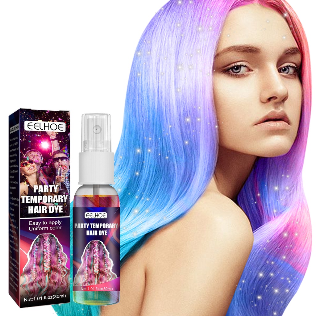 EELHOE Hair Color Spray Disposable Party Colored Hair Quick and Easy