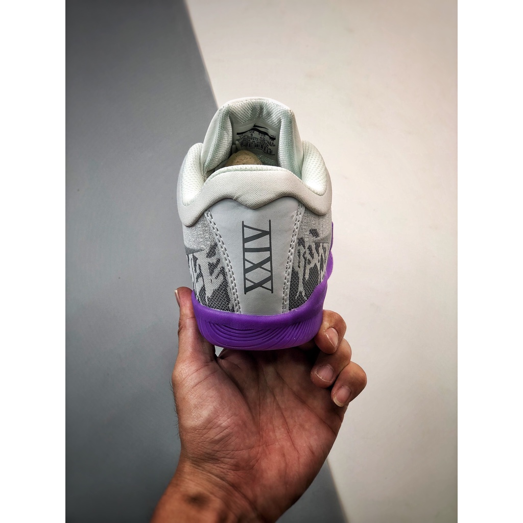 Ready Kobe Mamba Rage Men s Basketball Shoes Grey Purple