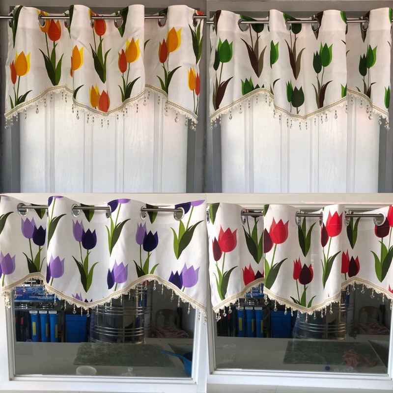 Valance Curtain with Ring - Makapal ang tela | Shopee Philippines
