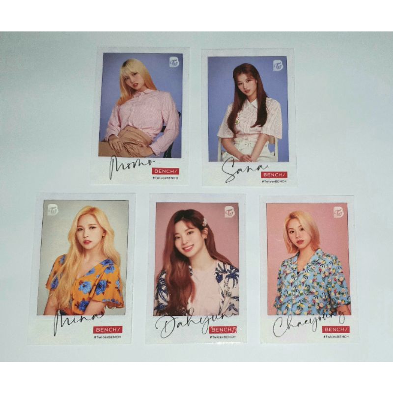 TWICE BENCH Official Photocards/Photobook | Shopee Philippines