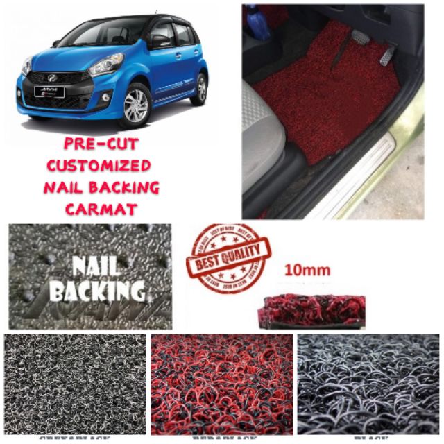 PERODUA MYVI LAGI BEST ICON 20112017 PRECUT CAR COIL FLOOR MAT CARPET