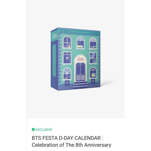 Bts shops d day calendar