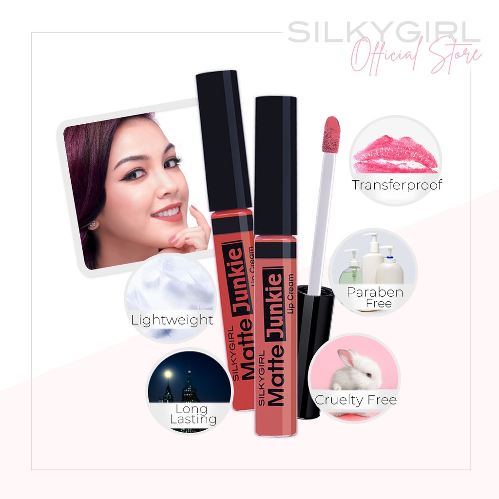 SilkyGirl Matte Junkie Lipcolor (Cupid) Shopee Philippines