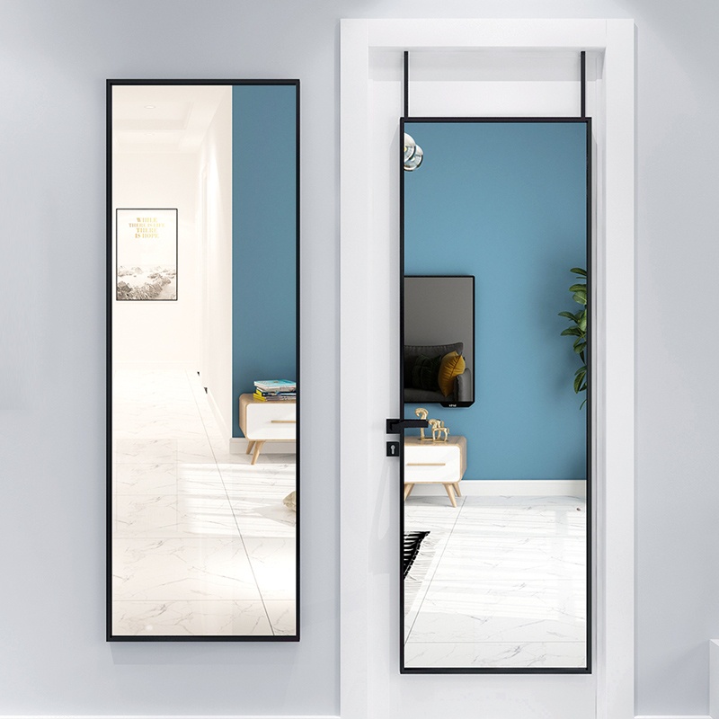 WEILIANG Hanging door mirror Full Length mirror Can be pasted Wall