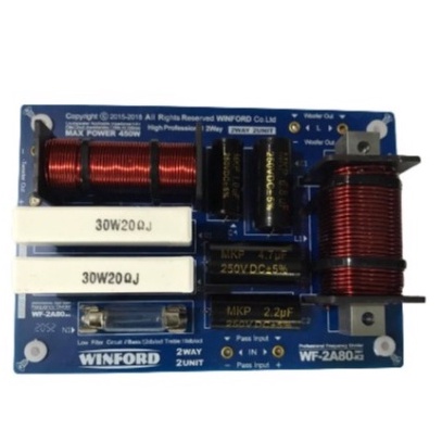 WF-2A80-K2 450W 2Way 2unit Crossover Audio Frequency Divider | Shopee ...