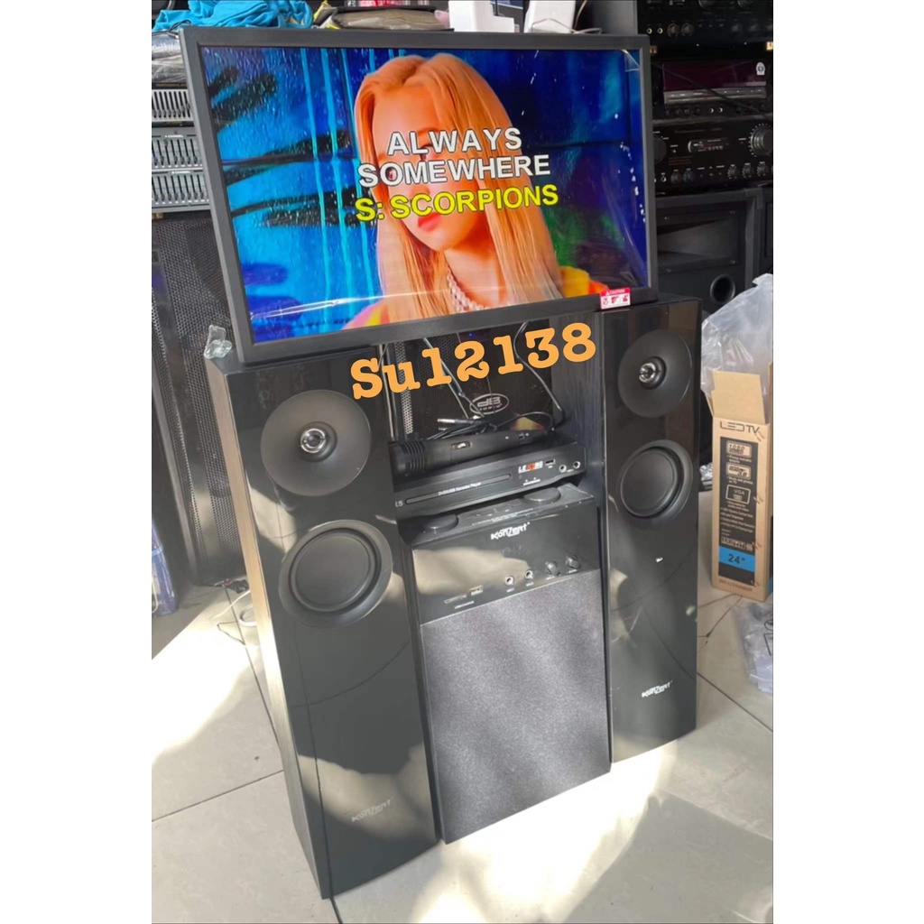 karaoke set konzert kx450+/cobytv with platinum junior light player