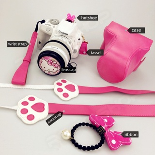 pink canon camera dslr