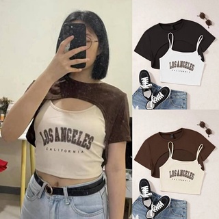 Oversized Crop Top Loose Shirt short sleeves Women Graphic Loose fit Blouse  korean shirt free size