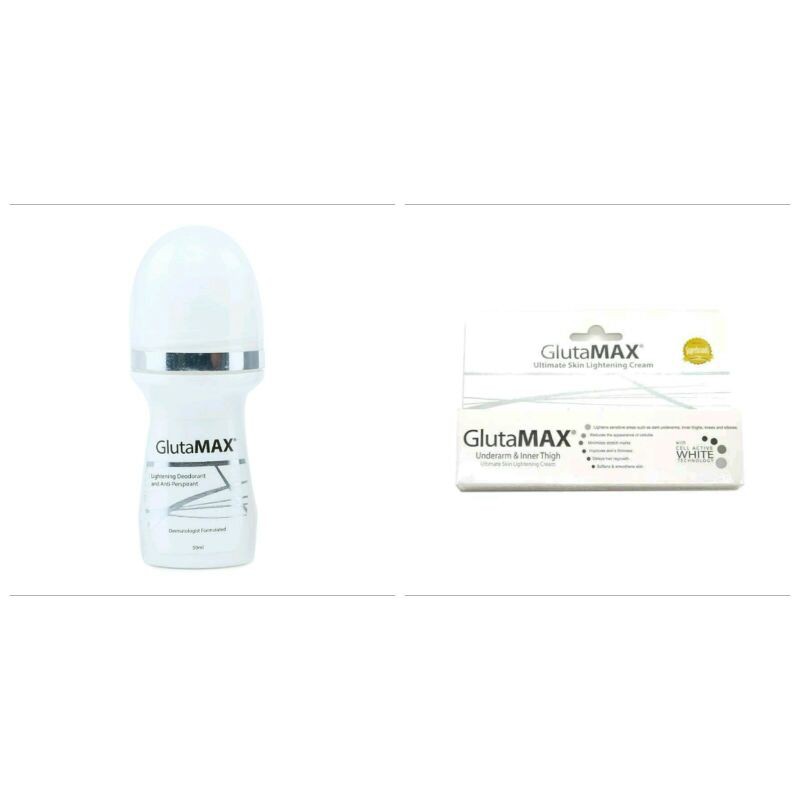 Glutamax Inner Thigh And Underarm Ultimate Skin Lightening Cream 30g Lightening Deodorant 50ml 7448