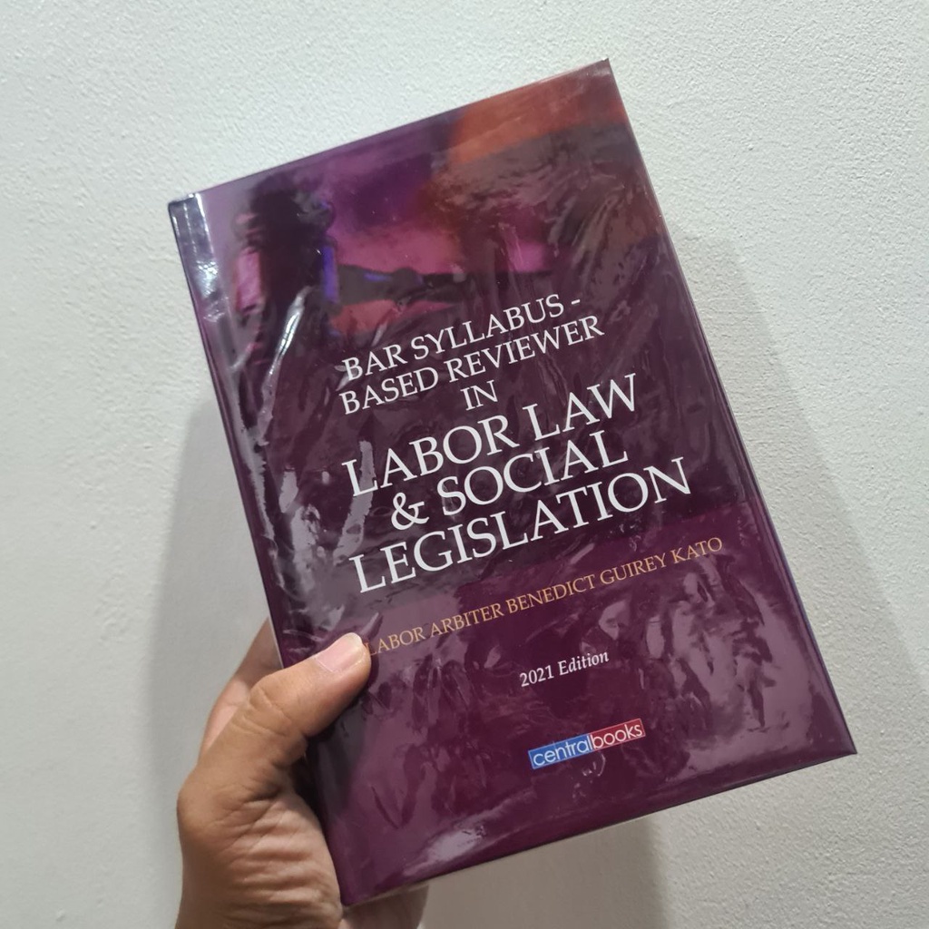 Bar Syllabus Based Reviewer in Labor Law and Social Legislation Kato