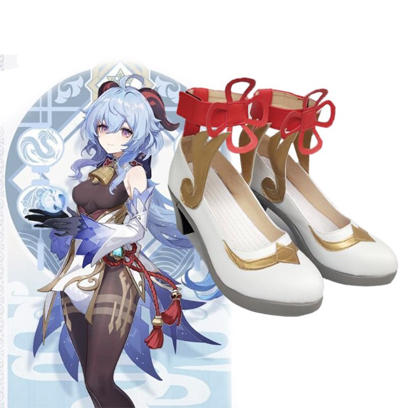 GANYU Cosplay Shoes Game Genshin Impact Costume Props Anime Lolita