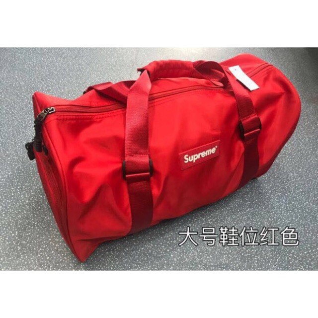 Supreme shoe store travel bag