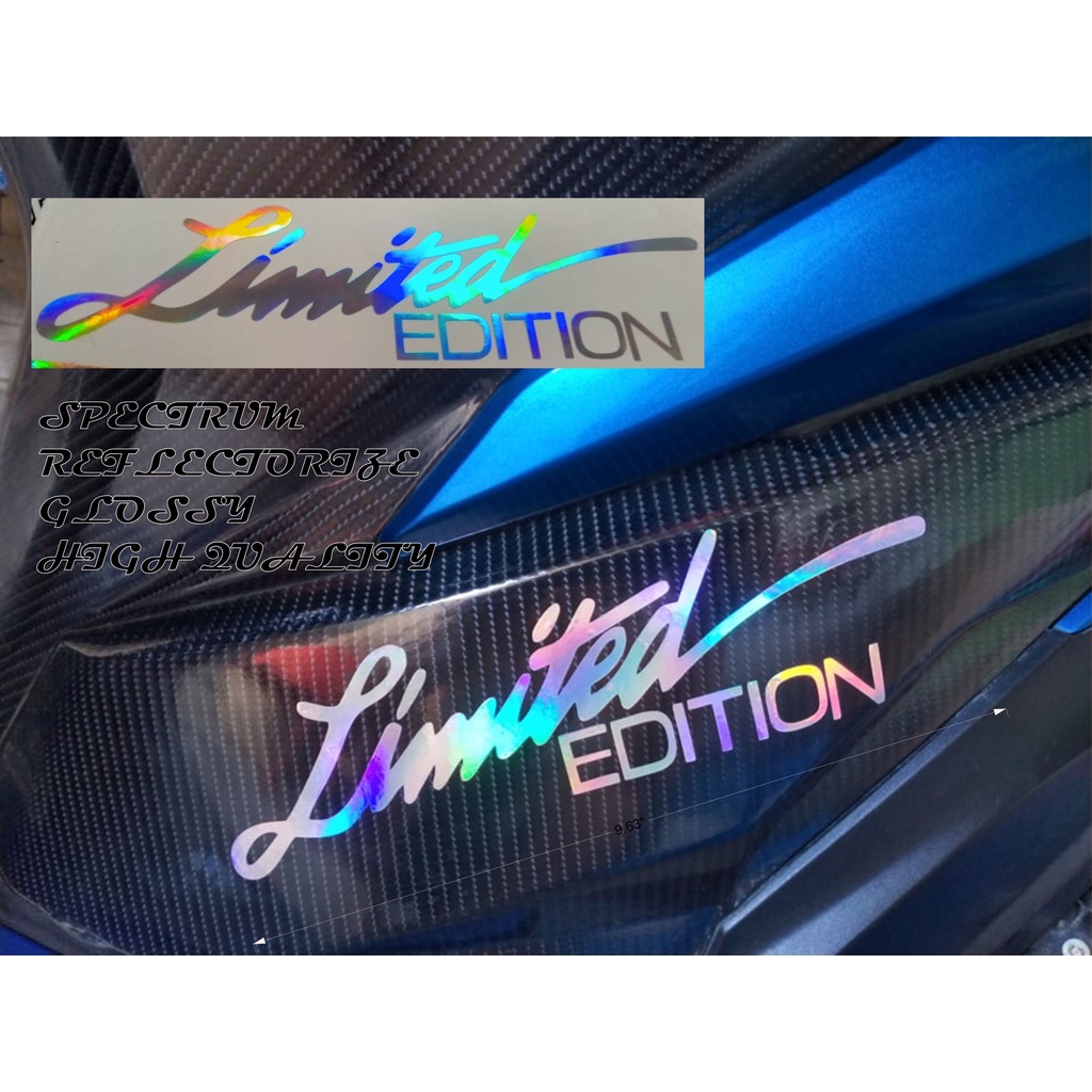 LIMITED EDITION SPECTRUM STICKER HOLOGRAM | Shopee Philippines