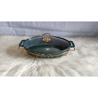 High Quality* Nordic Style Marble Design Oval Serving Dish/Food