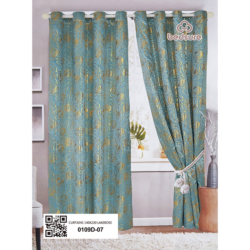 Bedsure Curtains Window Curtain Kurtina 140x220CM Door Curtain Home