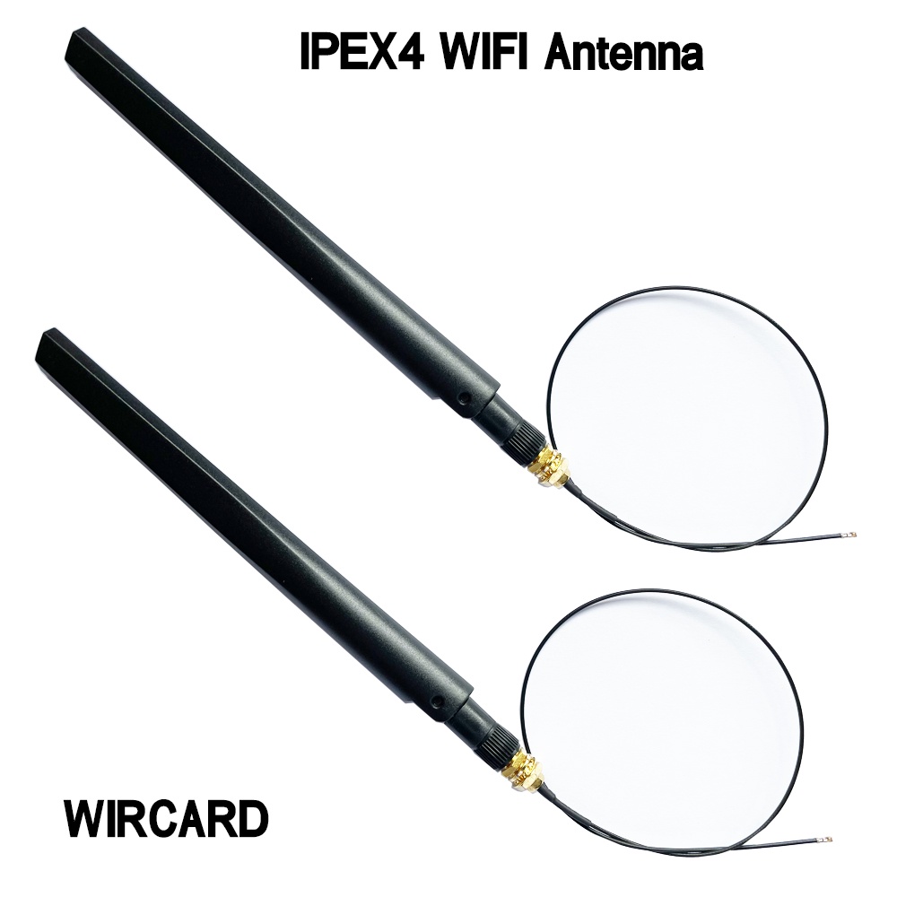 WIRCARD 30CM IPEX4 to SMA Antenna IPEX1 Antenna For WIFI Card 4G Module