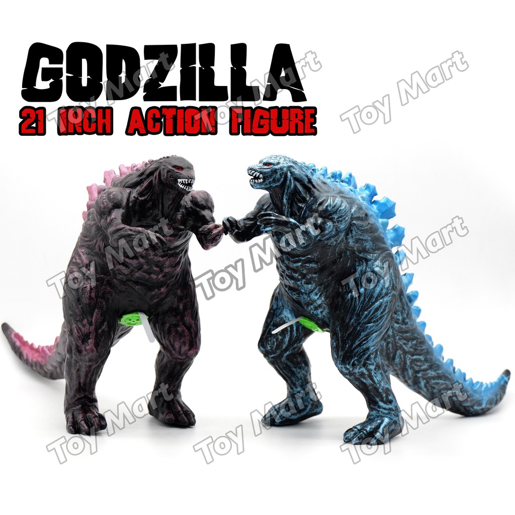 Godzilla 20 Inch Head to Tail Rubber Silicone Action Figure with ...