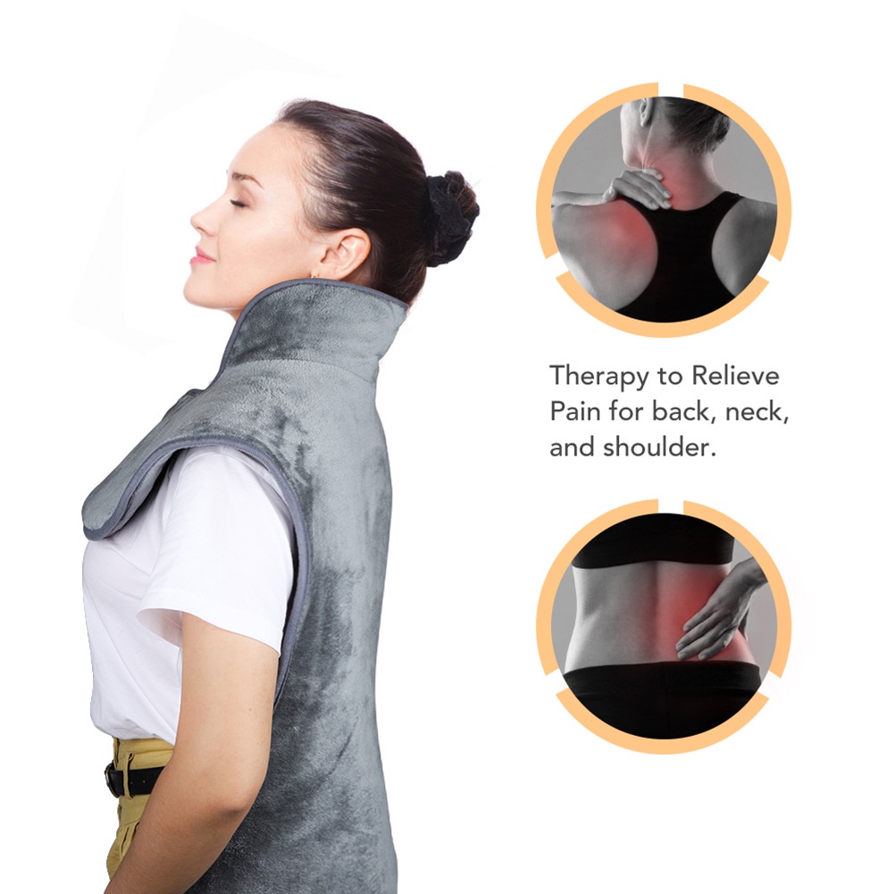 Electric Heating Pad for Back Pain Relief Electric Heat Wrap Neck