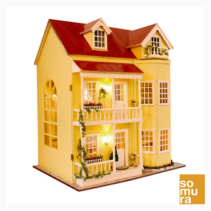 Big DIY Miniature Doll House Kit (15 inches) (A010) Shopee Philippines