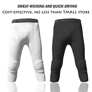 UNI.COMFIE 【S-2XL】3/4 Compression Pants for Basketball Sport Legging For  Men Training Tights Quick Dry